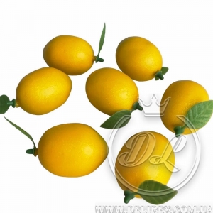 Лимон 4.5 см, жовтий (середній) 50 шт.