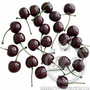 Черешня 2х2.5 см, бордова 100 шт.