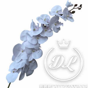 Гілка орхідеї 110 см, (С30327-№60) , біла