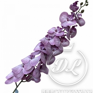Гілка орхідеї 110 см, (С30327-№50) , темно-лілова