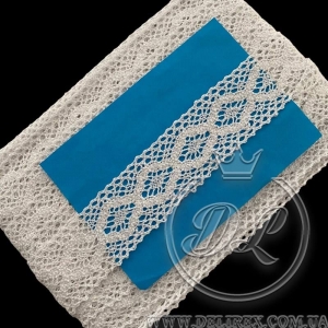 Мереживо в'язане 4 см (D30185),  біле