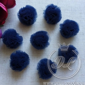 Помпони з фатину, чорнильні - 50 шт.