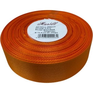 Репс 2.5 см, оранжевий 0668