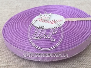 Репс з люрексом 0.9 см (срібло), св.фіолетовий