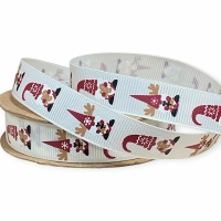 Репс  новорічний 1.5 см , гноми на молочному  (D30357-008)