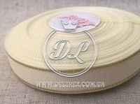 Репс з люрексом 1.5 см (золото), молочний